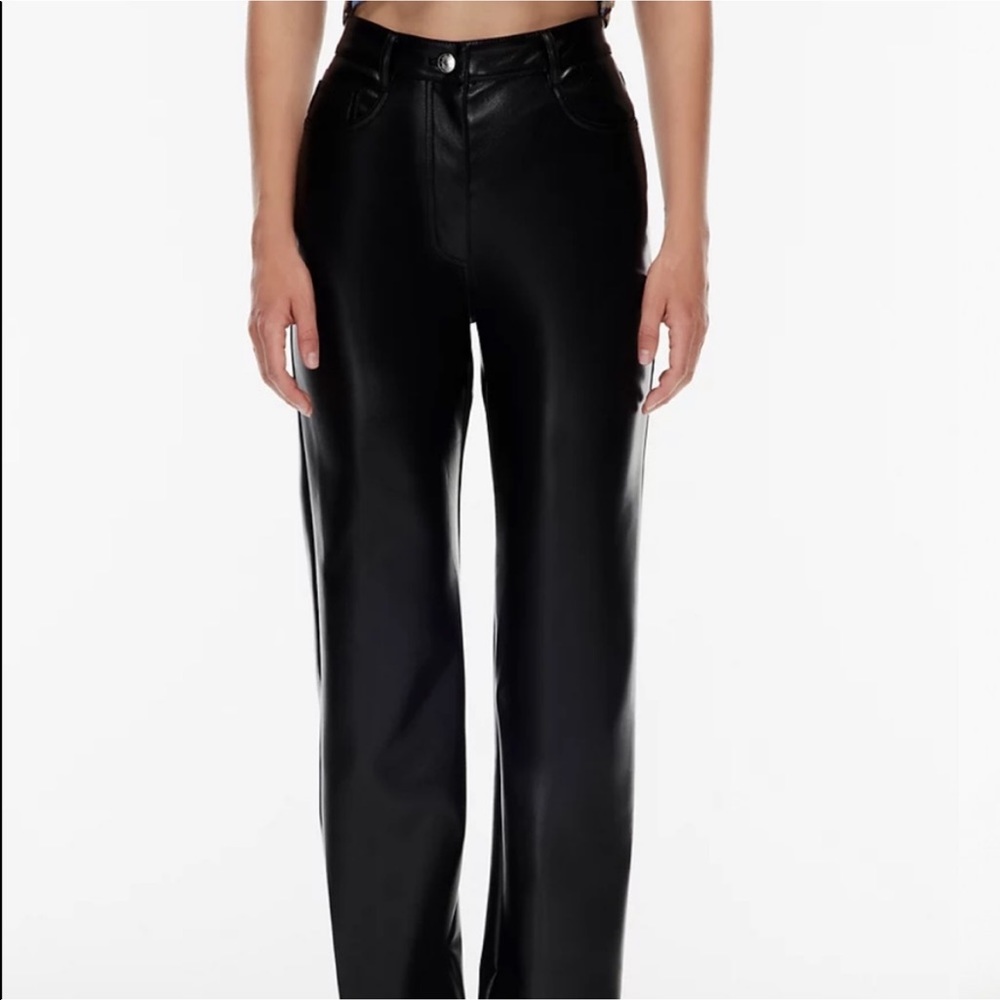 Aritzia Wilfred Melina Vegan Leather Pants
